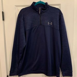 Under Armour XL Navy Blue Quarter-zip Sweater.